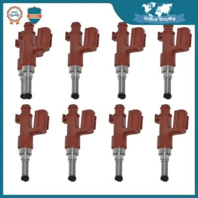 Set of 8 Fuel Injectors 23250-38020 For 2007-2009 Lexus 4.6L GS460 LS460 LS600H Foto 1 de 4