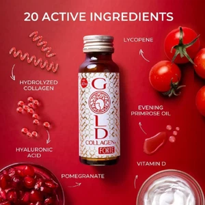 Gold Collagen Forte 40+ Programa de 10 días | Cabello Piel y uñas | 50 ml x 10 Edad 40+ - Imagen 1 de 4