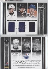 2011-12 Limited Trios Materials /99 Taylor Hall Jordan Eberle Linus Omark #3