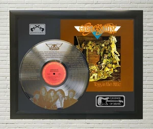 Aerosmith - Sweet Emotion gerahmte Legenden der Musik geätzt Silber LP Display - Bild 1 von 4