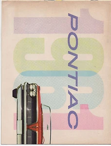 Folleto publicitario de concesionarios de automóviles Pontiac 1961 - Imagen 1 de 2