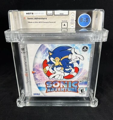 Sonic Adventure NOT FOR RESALE WATA Graded 8.5 A SEALED!! (Sega Dreamcast, 1999) - Image 1 of 2