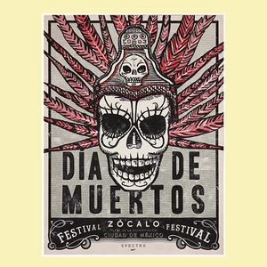 Póster grande James Bond Spectre Día de los Muertos - Imagen 1 de 5