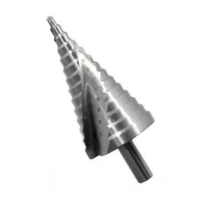 FRESA ELICOIDALE A GRADINI SCALINI CONICA HSS 4- 42 MM ALLARGAFORI PUNTA BI - Imagen 1 de 1