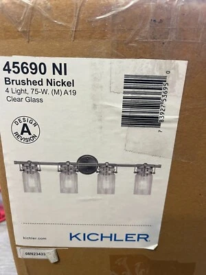 Kichler Lighting 45690NI Brinley Bathroom Vanity Light Brushed Nickel - Image 1 of 2