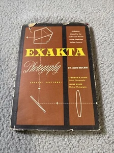 Exakta Photography by Jacob Deschin 1955 1st Ed Illustrated Hardcover with DJ - Picture 1 of 18