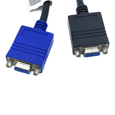 Dell 05E911 CN-05E911-31221-25M-0014 M1-DA to Dual VGA Y Splitter VESA Cable - Image 1 of 4
