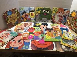 Vintage Lot of 16 Golden Shape Books Sesame Street Mickey Mouse Raggedy Ann Dog - Picture 1 of 21