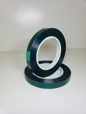 Cinta adhesiva de alta temperatura de 1/2" x 72 yardas para recubrimiento en polvo hecha en EE. UU. Foto 1 de 4