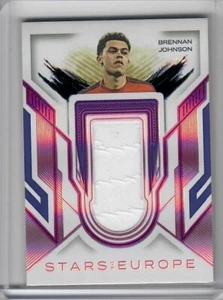 BRENNAN JOHNSON 2024 Futera Incredible Stars of Europe Game Worn Patch /6 SP - Picture 1 of 2