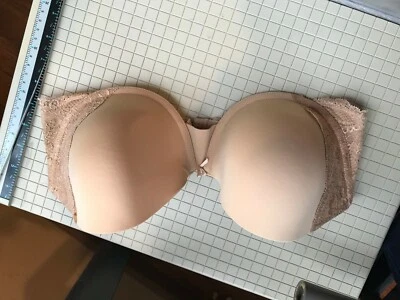Gap Body Tan Size 36D Lace Accent Convertible Bra (Does Not Include Tow Strap ) - Image 1 of 4