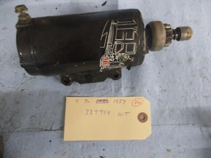 EVINRUDE JOHNSON OUTBOARD ELECTRIC STARTER 389954 10 TEETH (V44) - Picture 1 of 2
