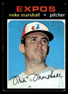 1971 Topps Mike Marshall Montreal Expos High Number 713 VG XX7516 - Image 1 of 2