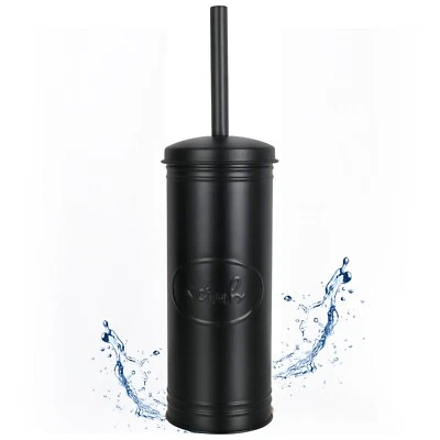 Autumn Alley Black Toilet Brush with Holder Set | Farmhouse Bathroom Accessory - Image 1 of 4