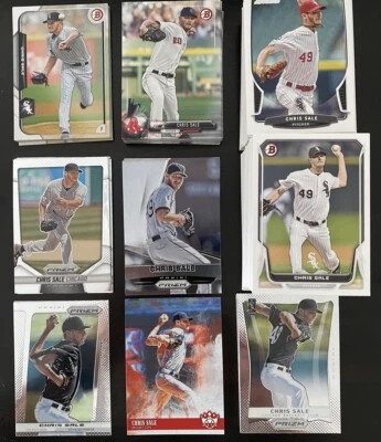 Lote de 250 cartas de Chris Sale - Braves Sox Star - Topps, Bowman, Chrome, Panini + Foto 1 de 4