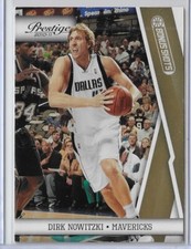 2010-11 Panini Prestige Dirk Nowitzki Bonus Shots Card #22 Dallas Mavericks /249
