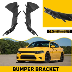 For Dodge Charger Bumper Bracket 2015-2021 Pair Passenger & Driver Side Front - Picture 1 of 12