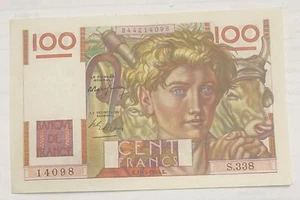 FRANCE 100 FRANCS 1949 UNC - Picture 1 of 2