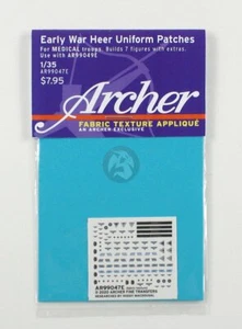 Archer 1/35 German Early War Heer Uniform Patches for Medical Personnel AR99047E - Picture 1 of 1