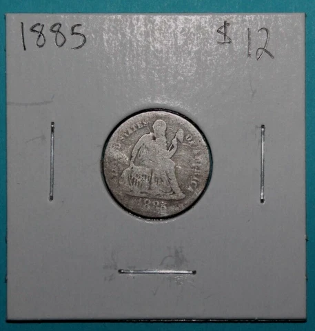 1885 Seated Liberty Silver Dime    [033GCM] Cover