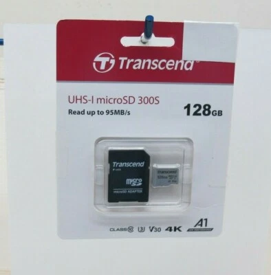 Transcend UHS-I microSD 33S 128GB - Image 1 of 2