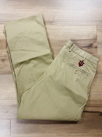 Peter Millar Indiana University Khaki Pants Mens Size 35 Cover