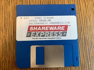 KEEN DREAMS GAME PC MS-DOS ORDENADOR DISQUETE(S) DE 3,5" PULGADAS CASI COMO NUEVO PROBADO - Imagen 1 de 2