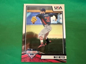 2019 USA Baseball Stars and Stripes Longevity Ruby #14 Max Meyer 012/249 USA - Picture 1 of 1