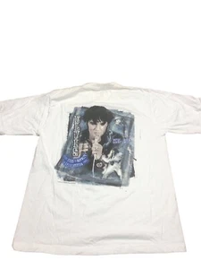 Vintage Hard Rock Cafe T-shirt large 90s Elvis Presley In Memory Of Music Tee - Picture 1 of 8