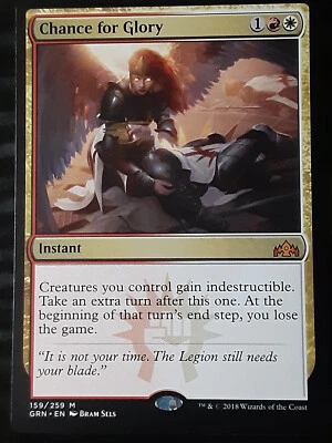 Chance for Glory , Guilds of Ravnica , Near Mint ,  MTG, FREE SHIPPING - Image 1 of 3