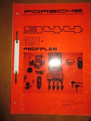 Service Information Porsche 944 DME Prüfplan WKD 450 810 - Bild 1 von 4