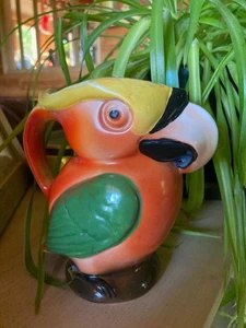 Porcelain Parrot Zoomorph Pitcher, Goebel Style 1962 - Picture 1 of 9