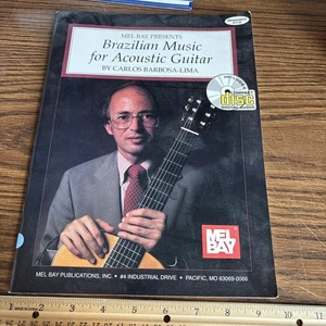 BRAZILIAN MUSIC for acoustic guitar SHEET MUSIC BOOK MEL BAY carlos barbosa-lima - Picture 1 of 3