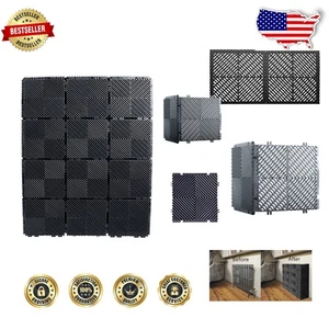 Vented Radiator Cover EZ Connect 30 Charcoal Heat Resistant Decorative - Foto 1 di 10