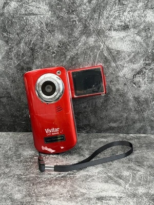 Vivitar DVR-620HD Compact Digital Video Recorder Red Tested  - Image 1 of 4