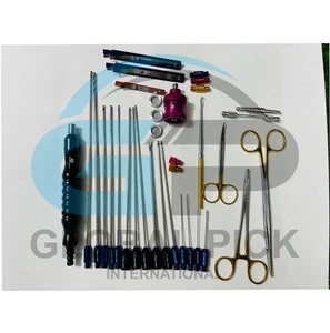 Fettabsaugkanülen Set 40 Stück für Gesichts- und Halsoperationen - Bild 1 von 3