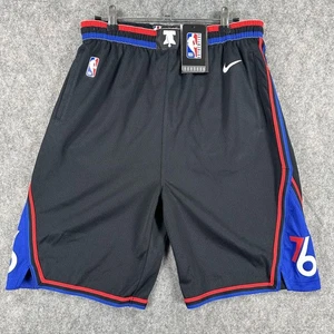 Philadelphia 76ers Shorts Youth XL 18/20 schwarz blau NBA Basketball Dri Fit Nike - Bild 1 von 15