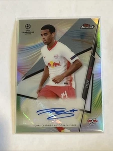 2020-21 Topps Finest UCL Tyler Adams Refractor Auto - Picture 1 of 2