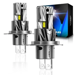 2PCS H4 9003 LED Headlight Bulbs High Low Beam Super Bright 6500K White NOVSIGHT - Picture 1 of 14