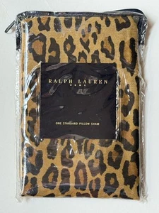 NEW Single RALPH LAUREN Home *ARAGON Standard PILLOW SHAM Animal LEOPARD NIP! - Picture 1 of 10