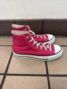 Converse CTAS Lift Hot Pink Hero White Black Shoes - Picture 1 of 9