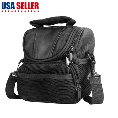 Micro Camera Backpack DSLR Camera Bag Shoulder Carry Bag For Canon Sony Nikon - Image 1 of 4
