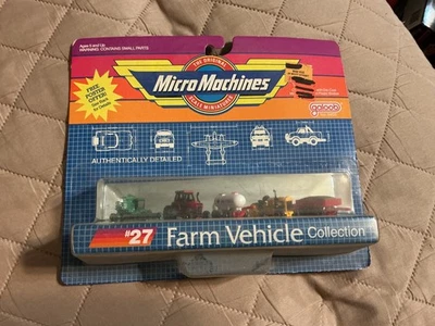 GALOOBMICRO MACHINES #27 FARM VEHICLE COLLECTION NEW - Image 1 of 4