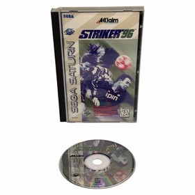 Striker 96 (Sega Saturn, 1996) Authentic Complete w/ Manual + Reg Card Tested