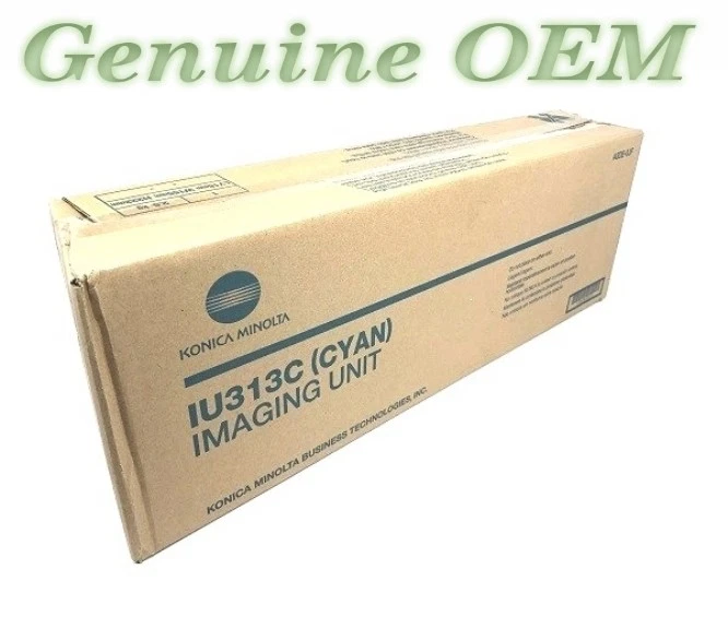 Tambor Konica Minolta A0DE0JF/IU313C, IU-313C original OEM, cian genuino sellado Foto 1 de 1