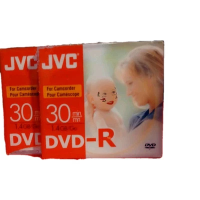JVC  30 Min dvd r (2) - Image 1 of 2