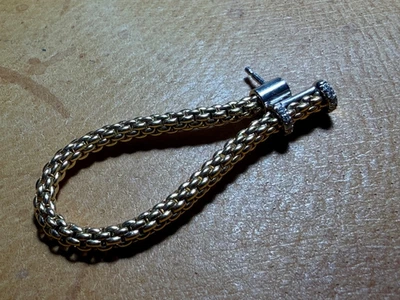 Pendiente FOPE (único) Flex'it 18k con diamantes Foto 1 de 4