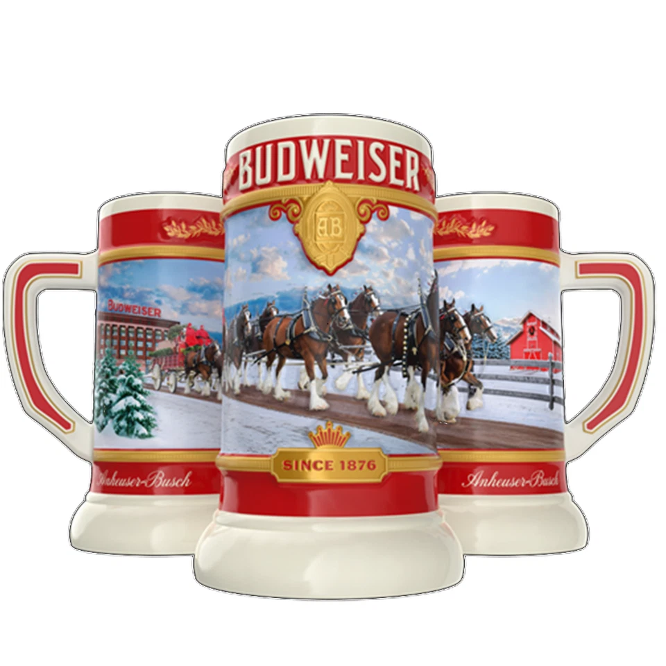 2025 Budweiser Holiday Stein - IN STOCK! - Image 1 of 1