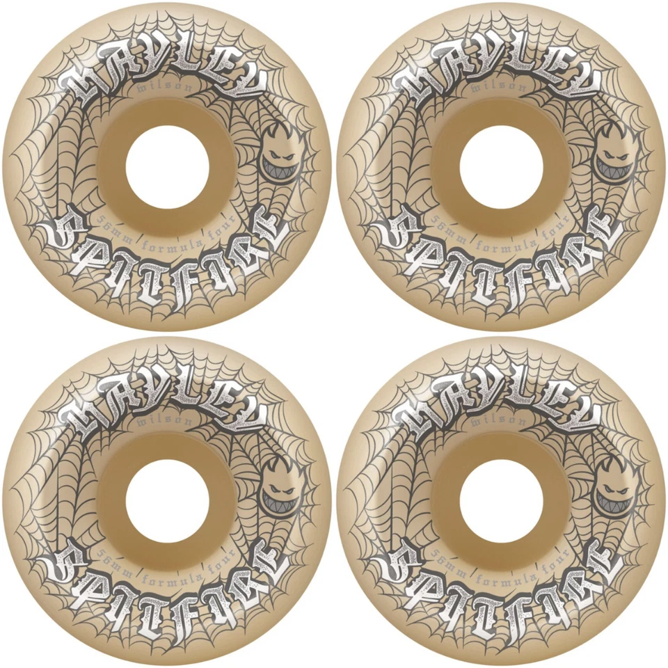 56 毫米 Spitfire Formula Four F4 Hayley Wilson Webbed 圆锥形全轮 99a — 第 1/1 张图片