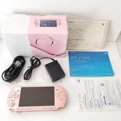 SONY PSP Playstation Portable Console Blossom Pink PSP-3000ZP From Japan - Image 1 of 4